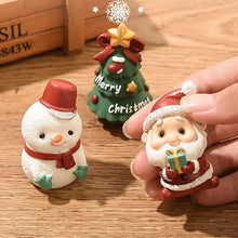 Afbeelding in Gallery-weergave laden, Handgemaakte dieren kerstman ornamenten