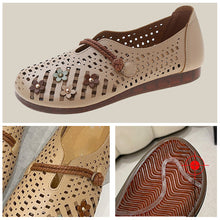 Afbeelding in Gallery-weergave laden, Holle damesschoenen met ronde neus