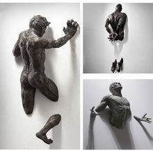Afbeelding in Gallery-weergave laden, Kunst aan de muur sculptuur met ornament van hars