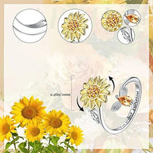 Afbeelding in Gallery-weergave laden, Zonnebloem Spinner Ring