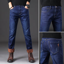 Afbeelding in Gallery-weergave laden, Male Loose Stretchy Denim Straight Pants
