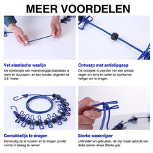 Afbeelding in Gallery-weergave laden, Rekbare waslijn voor buiten