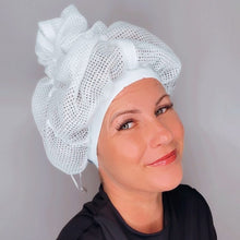 Afbeelding in Gallery-weergave laden, Net Plopping Cap For Drying Curly Hair