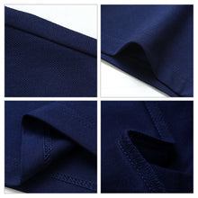 Afbeelding in Gallery-weergave laden, Effen kleur heren poloshirt met zakelijke revers