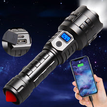 Afbeelding in Gallery-weergave laden, Oplaadbare tactische laserzaklamp met hoge lumen
