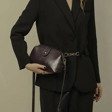 Afbeelding in Gallery-weergave laden, Gouden mini-crossbodytas geel