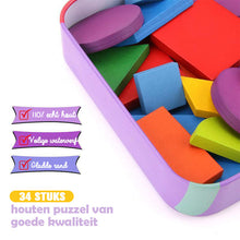 Afbeelding in Gallery-weergave laden, Educatief speelgoed - Vormpuzzel