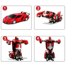 Afbeelding in Gallery-weergave laden, Afstandsbediening transformerende robotauto
