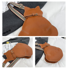 Afbeelding in Gallery-weergave laden, Cross body tas in de vorm van een kat