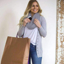 Afbeelding in Gallery-weergave laden, Warme Muffler met verborgen zak voor de winter