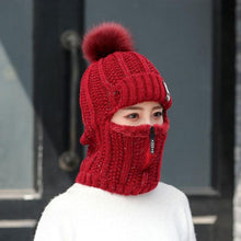Afbeelding in Gallery-weergave laden, Winter Siamese Windvaste Muts