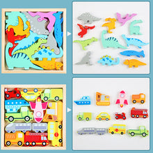 Afbeelding in Gallery-weergave laden, Houten peuter puzzels