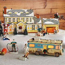 Afbeelding in Gallery-weergave laden, Kerstvakantie verlichte gebouwde decoratie