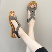 Afbeelding in Gallery-weergave laden, Antislip sandalen met zachte zool en sleehak