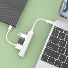 Afbeelding in Gallery-weergave laden, Hoge snelheid USB Type C HUB 4-poort
