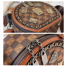 Afbeelding in Gallery-weergave laden, Retro draagtas met badgeprint