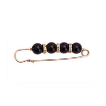 Afbeelding in Gallery-weergave laden, Fancy strass parels veiligheidsspeld broche