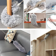 Afbeelding in Gallery-weergave laden, Intrekbare wasbare gebogen microfiber stofdoek