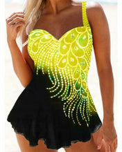 Afbeelding in Gallery-weergave laden, Peacock pattern swim skirt