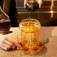 Afbeelding in Gallery-weergave laden, 6 Shotglas dispenser en houder