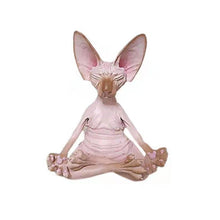 Afbeelding in Gallery-weergave laden, Sphynx Kat Yoga Standbeeld