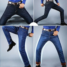 Afbeelding in Gallery-weergave laden, Male Loose Stretchy Denim Straight Pants