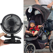 Afbeelding in Gallery-weergave laden, Draagbare stille clipventilator met 360 ° rotatie