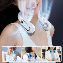 Afbeelding in Gallery-weergave laden, Nekventilator Oplaadbare USB-koelventilator 5 snelheden instelbaar
