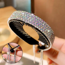 Afbeelding in Gallery-weergave laden, Elegante Hoofdtooi Met Strass Pom Pom