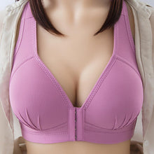 Afbeelding in Gallery-weergave laden, Plus size voorsluiting elastische push-up comfort bh