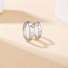 Afbeelding in Gallery-weergave laden, One Kiss Sterling Silver Couple Rings Valentijnsdag Cadeau gids