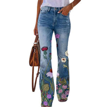 Afbeelding in Gallery-weergave laden, Flare-jeans met 4 knopen