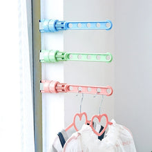Afbeelding in Gallery-weergave laden, Opvouwbare kleerhanger voor aan de muur