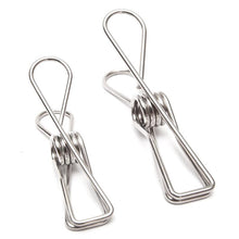 Afbeelding in Gallery-weergave laden, Stainless Steel Wire Clips for Clothes Drying