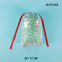 Afbeelding in Gallery-weergave laden, Kerstcadeautassen met trekkoord