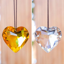 Afbeelding in Gallery-weergave laden, Opknoping Hart Suncatcher Prisma Ambachten