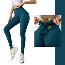 Afbeelding in Gallery-weergave laden, Perzik bil strik yoga broek
