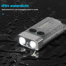 Afbeelding in Gallery-weergave laden, Kleine krachtige EDC-zaklamp met rood UV-blauw licht