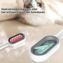 Afbeelding in Gallery-weergave laden, Ontharingskam voor huisdieren met waterreservoir