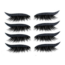 Afbeelding in Gallery-weergave laden, Herbruikbare eyeliner- en wimperstickers (4 paar)