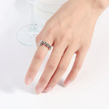 Afbeelding in Gallery-weergave laden, 4 Kralen Verstelbare Angst Relief Ring
