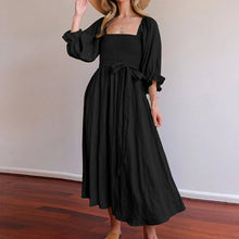 Afbeelding in Gallery-weergave laden, Multi-wear jurk met Franse ruches en lantaarnmouwen