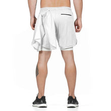 Afbeelding in Gallery-weergave laden, 2-in-1 dubbellaagse fitness sneldrogende broek