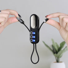 Afbeelding in Gallery-weergave laden, 3-in-1 magnetische draagbare oplaadkabel