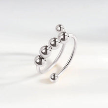 Afbeelding in Gallery-weergave laden, 4 Kralen Verstelbare Angst Relief Ring