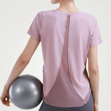 Afbeelding in Gallery-weergave laden, Mesh stitching yoga clothes