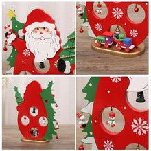 Afbeelding in Gallery-weergave laden, Houten kerstdecoratie met mini hangers