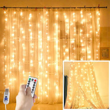 Afbeelding in Gallery-weergave laden, Twinkle Star 300 LED Raamgordijn Snoerlamp