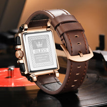 Afbeelding in Gallery-weergave laden, Lichtgevend Luxe Square Business Quartz horloge
