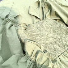 Afbeelding in Gallery-weergave laden, Multi-wear jurk met Franse ruches en lantaarnmouwen